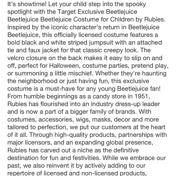 Kids Beetlejuice Costume - Picture 5 of 6